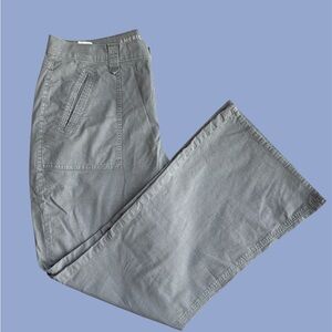 American Eagle Outfitters Wide Leg Cargo Dark Grey Pants